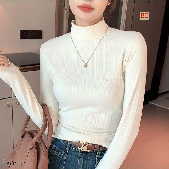 26HA1401.11 - ÁO GIỮ NHIỆT CỔ 3P CHO NỮ