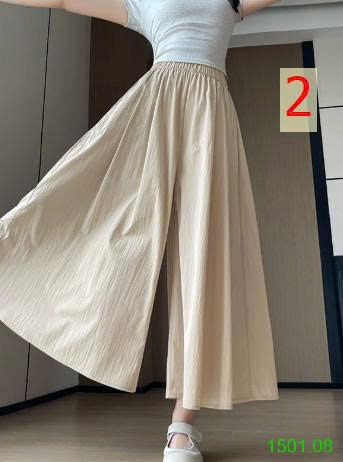 26HA1501.08 - QUẦN ỐNG RỘNG DÁNG VÁY YAMAMOTO