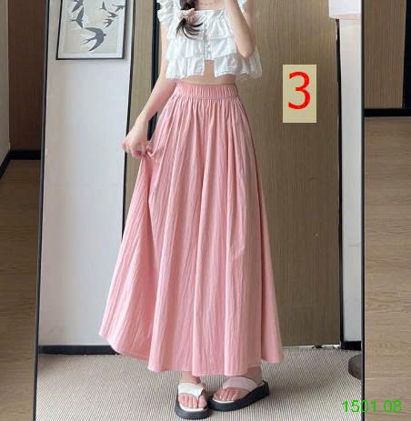 26HA1501.08 - QUẦN ỐNG RỘNG DÁNG VÁY YAMAMOTO