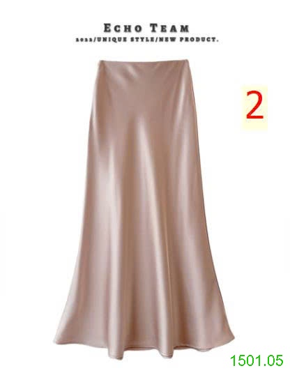 26HA1501.05 - CHÂN VÁY LỤA SATIN