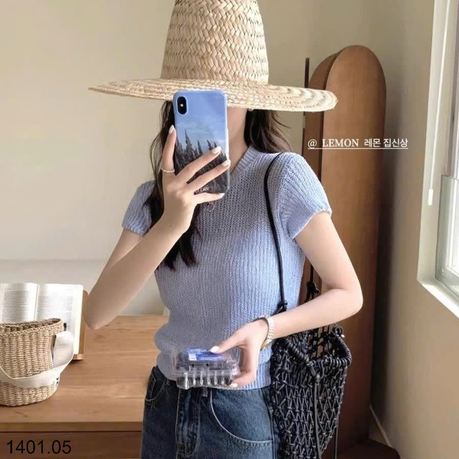 26HA1401.05 - SET 2 ÁO LEN LƯỚI NGẮN TAY