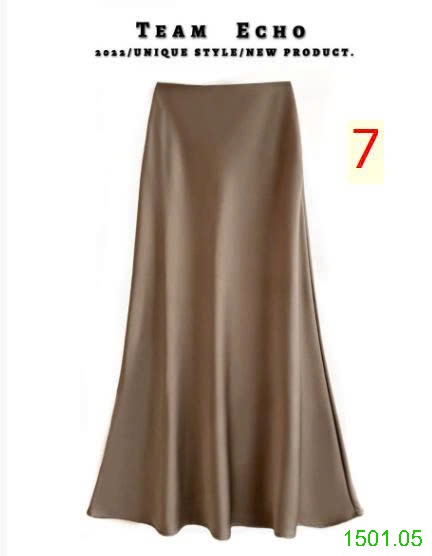 26HA1501.05 - CHÂN VÁY LỤA SATIN