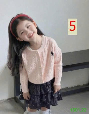 26HA1501.22 - ÁO CARDIGAN MẸ CON XINH YÊU