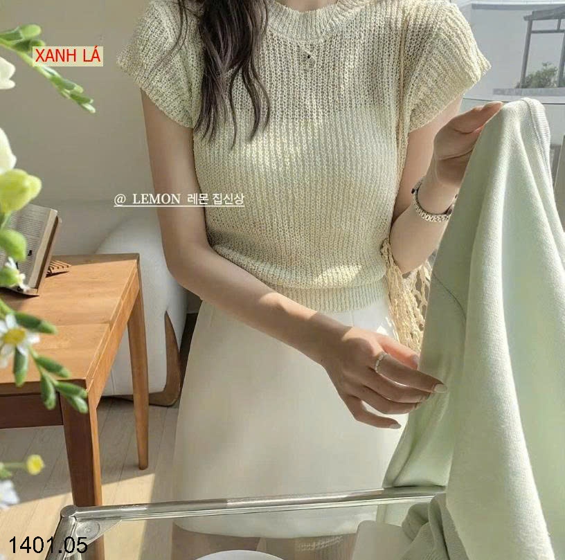 26HA1401.05 - SET 2 ÁO LEN LƯỚI NGẮN TAY