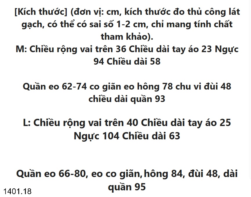 26HA1401.18 - BỘ LEN DỆT KIM ÁO NGẮN