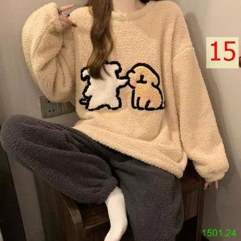 26HA1501.24 - BỘ NGỦ LÔNG HOẠT HÌNH DỄ THƯƠNG