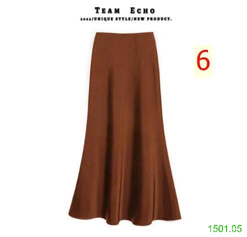 26HA1501.05 - CHÂN VÁY LỤA SATIN