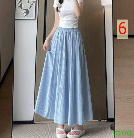 26HA1501.08 - QUẦN ỐNG RỘNG DÁNG VÁY YAMAMOTO