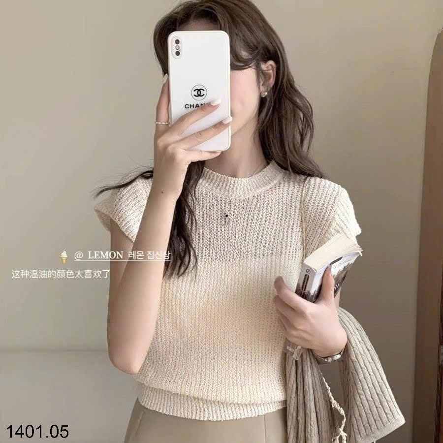 26HA1401.05 - SET 2 ÁO LEN LƯỚI NGẮN TAY