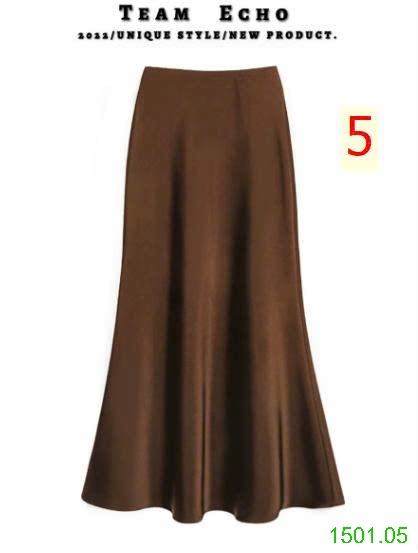 26HA1501.05 - CHÂN VÁY LỤA SATIN