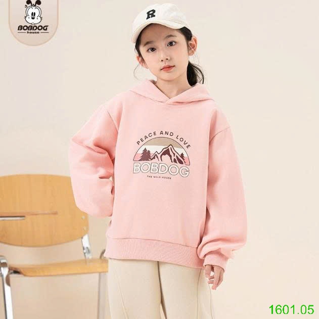 26HA1601.05 - ÁO NỈ HODDIE BOBDOG CHO BÉ