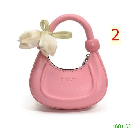 26HA1601.02 - TÚI XÁCH LƯỠI LIỀM HOA TULIP