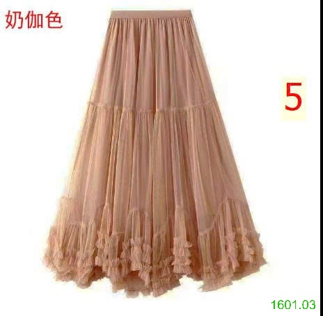 26HA1601.03 - CHÂN VÁY MIDI XẾP TẦNG