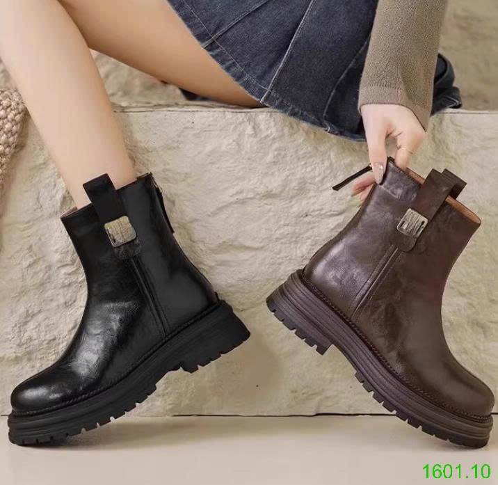 26HA1601.10 - BOOT MARTIN ĐẾ DÀY LÓT LÔNG ẤM CHO NỮ