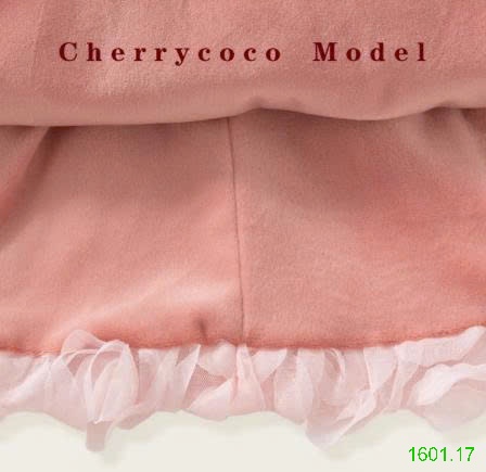 26HA1601.17 - SET 3 CHI TIẾT VÁY CHERRY COCO CAO CẤP BÉ GÁI