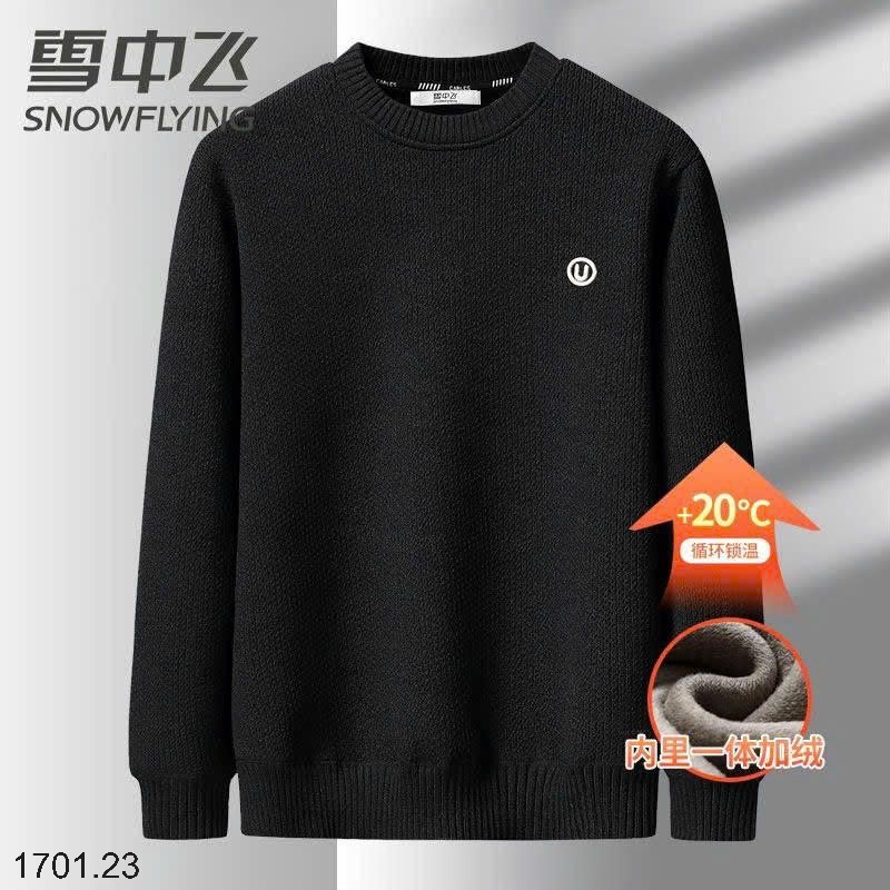 26HA1701.23 - ÁO LEN NAM CỔ TRÒN LÓT LÔNG SNOWFLYING