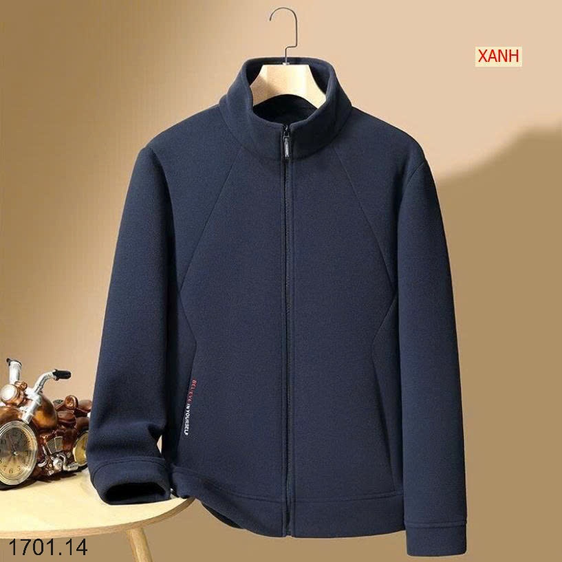 26HA1701.14 - ÁO KHOÁC LÔNG CỪU CỔ ĐỨNG NAM