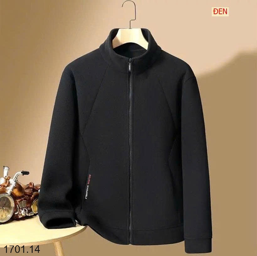 26HA1701.14 - ÁO KHOÁC LÔNG CỪU CỔ ĐỨNG NAM