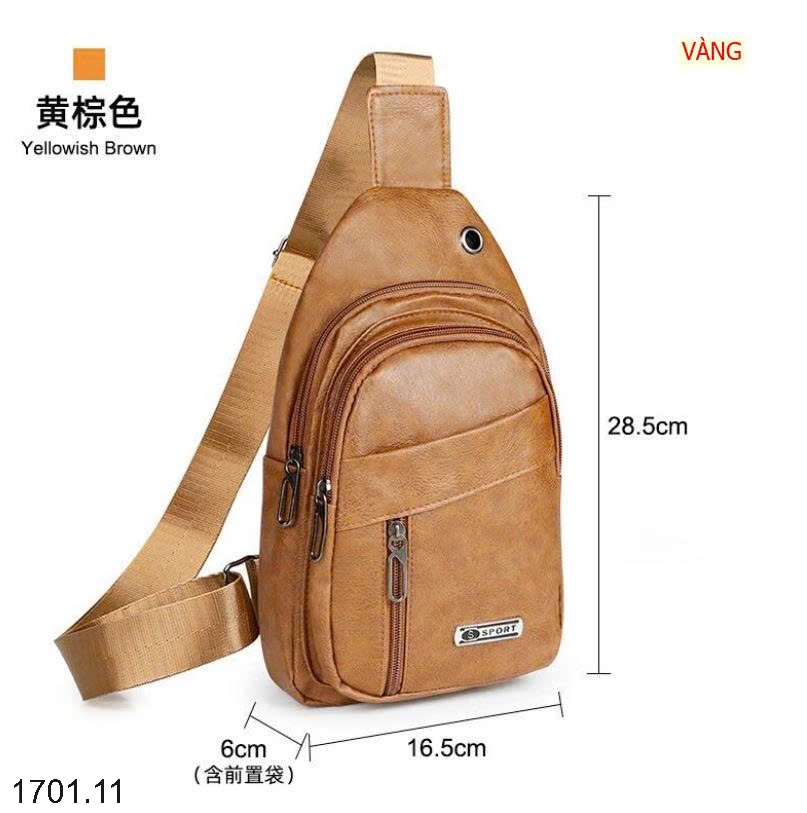 26HA1701.11 - TÚI DA ĐEO NGỰC CHO NAM