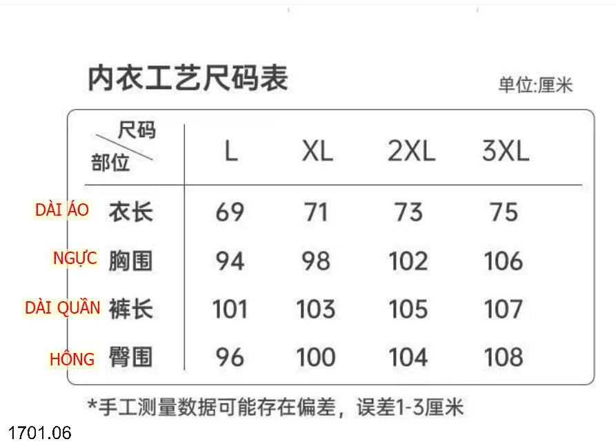 26HA1701.06 - BỘ GIỮ NHIỆT CHO NAM