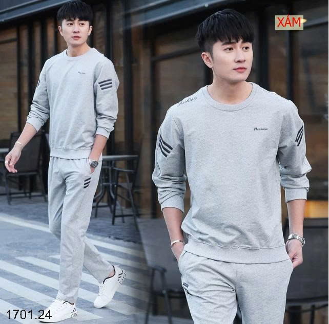 26HA1701.24 - BỘ NỈ THỂ THAO NAM