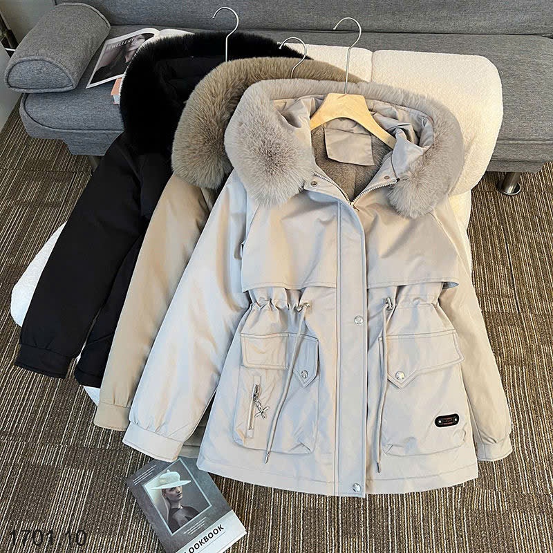 26HA1701.10 - ÁO PARKA LÓT LÔNG CHO NỮ