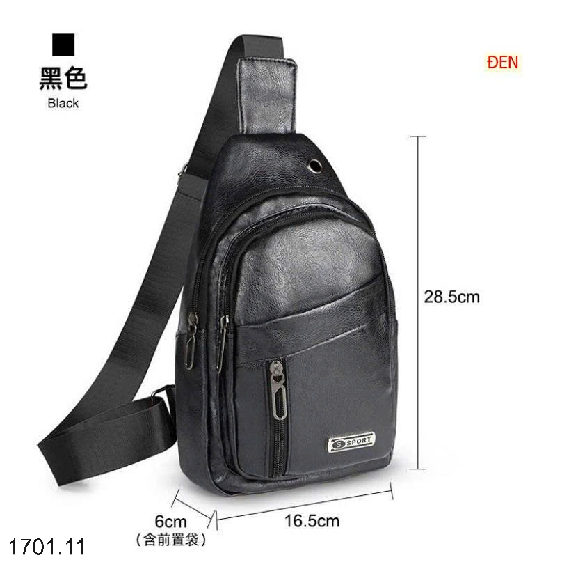 26HA1701.11 - TÚI DA ĐEO NGỰC CHO NAM