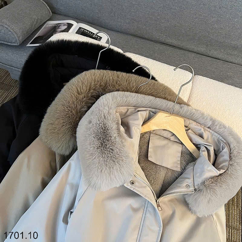 26HA1701.10 - ÁO PARKA LÓT LÔNG CHO NỮ