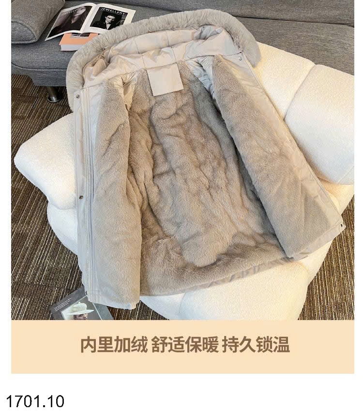 26HA1701.10 - ÁO PARKA LÓT LÔNG CHO NỮ