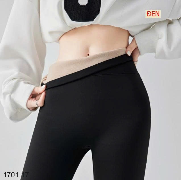 26HA1701.17 - QUẦN LEGGING LÓT LÔNG CẠP CAO CHO NỮ