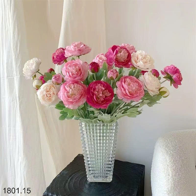 26HA1801.15 - SET 5 CÀNH HOA MAO LƯƠNG MIX MÀU