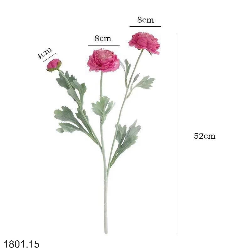 26HA1801.15 - SET 5 CÀNH HOA MAO LƯƠNG MIX MÀU