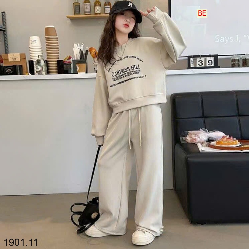 26HA1901.11 - BỘ NỈ SIZE ĐẠI BÉ GÁI