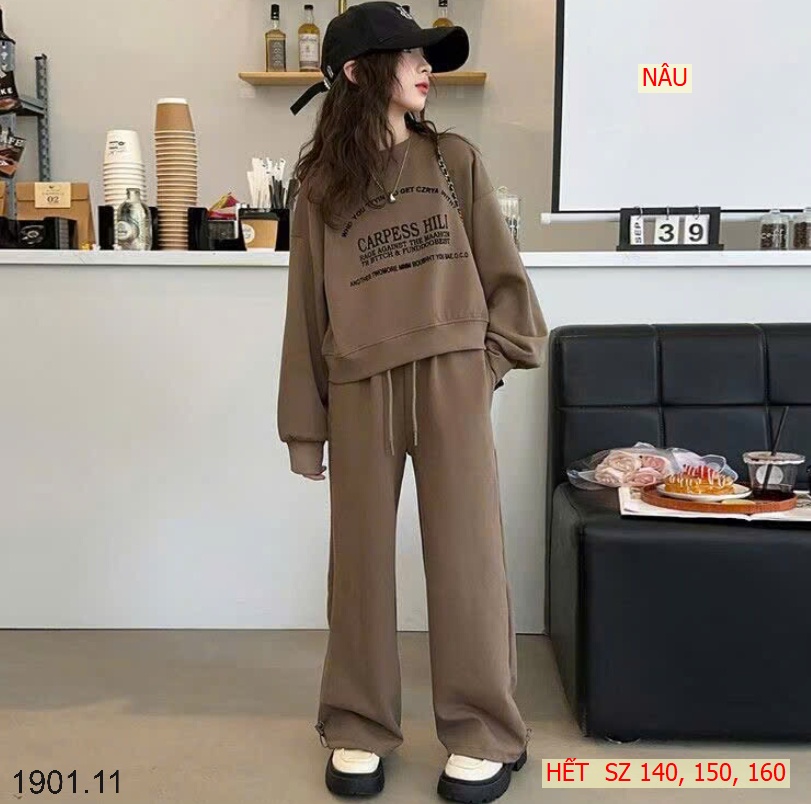 26HA1901.11 - BỘ NỈ SIZE ĐẠI BÉ GÁI