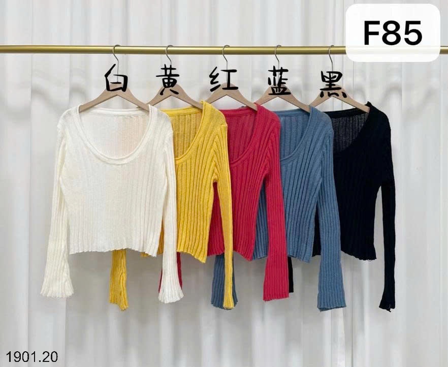 26HA1901.20 - ÁO LEN MỎNG NGẮN CHO NỮ