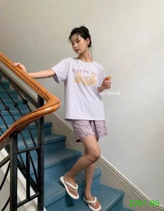 26HA2201.09 - BỘ COTTON HÌNH GẤU HAPPY DAY XUẤT HÀN