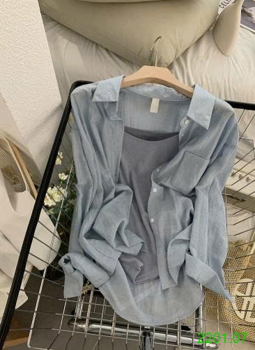 26HA2201.07 - SET 2 CHI TIẾT SƠ MI KÈM ÁO 2 DÂY