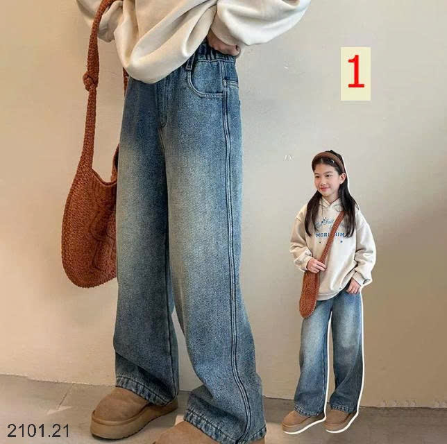 26HA2101.21 - QUẦN JEAN BÉ GÁI SIZE ĐẠI