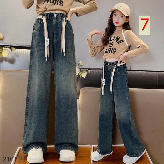 26HA2101.21 - QUẦN JEAN BÉ GÁI SIZE ĐẠI