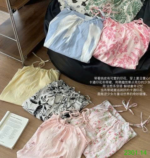 26HA2301.14 - ĐẦM HAI DÂY KÈM BRA CHO NỮ