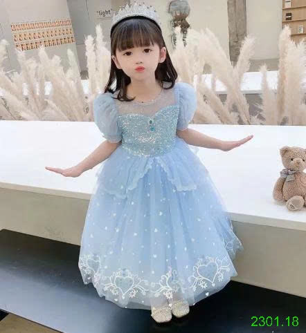 26HA2301.18 - ĐẦM CÔNG CHÚA ELSA CHO BÉ YÊU
