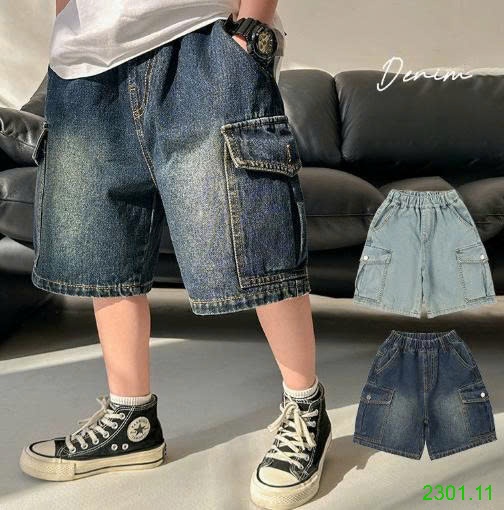 26HA2301.11 - QUẦN SHORT JEAN BÉ TRAI