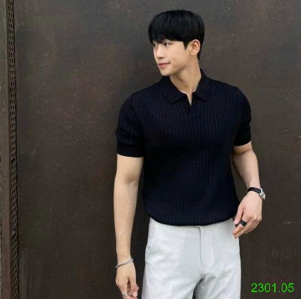 26HA2301.05 - ÁO POLO DỆT KIM NGẮN TAY NAM