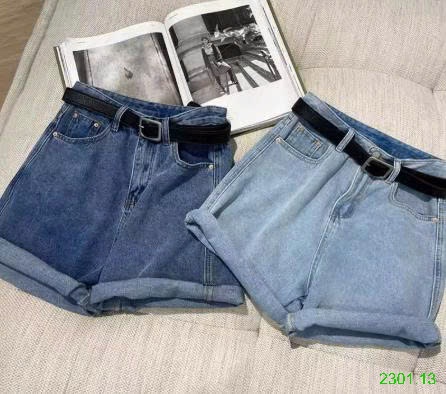26HA2301.13 - SHORT JEAN HAI MÀU CHO NỮ