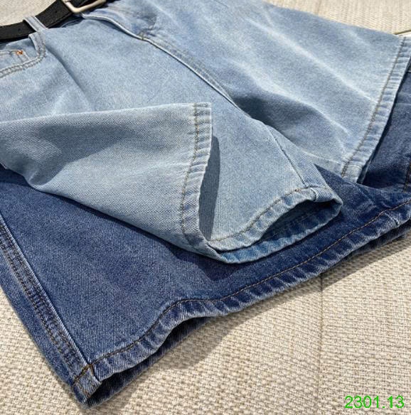 26HA2301.13 - SHORT JEAN HAI MÀU CHO NỮ