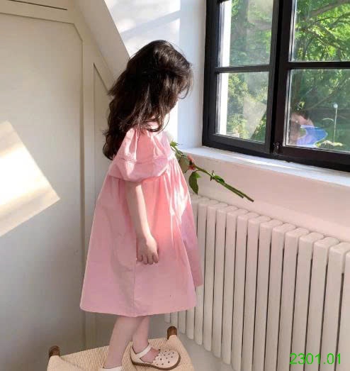 26HA2301.01 - VÁY TAY BỒNG BÉ GÁI