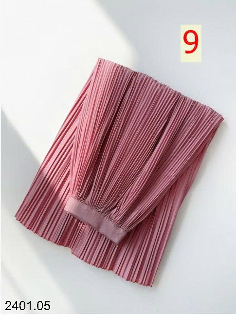 26HA2401.05 - CHÂN VÁY MIDI XẾP LY ANNA