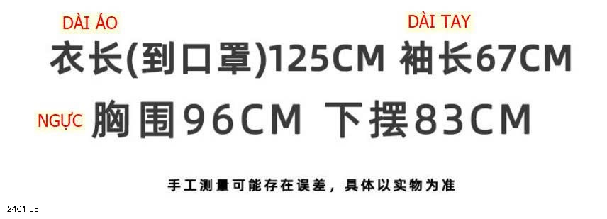 26HA2401.08 - ÁO CHỐNG NẮNG LỤA BĂNG DÁNG DÀI