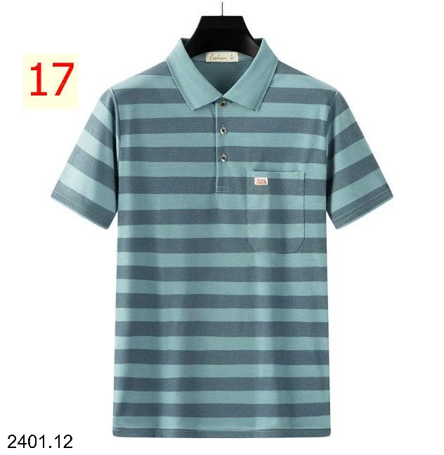 26HA2401.12 - ÁO POLO KẺ CỘC TAY NAM