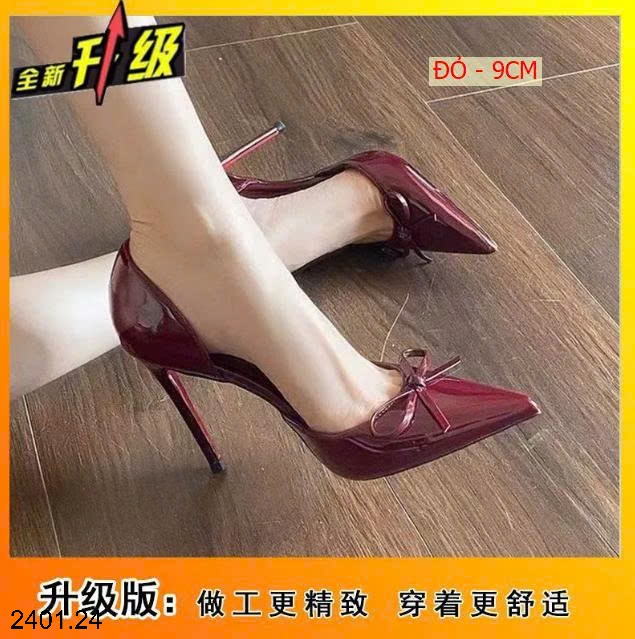 26HA2401.24 - GIÀY CAO GÓT HỞ HÔNG
